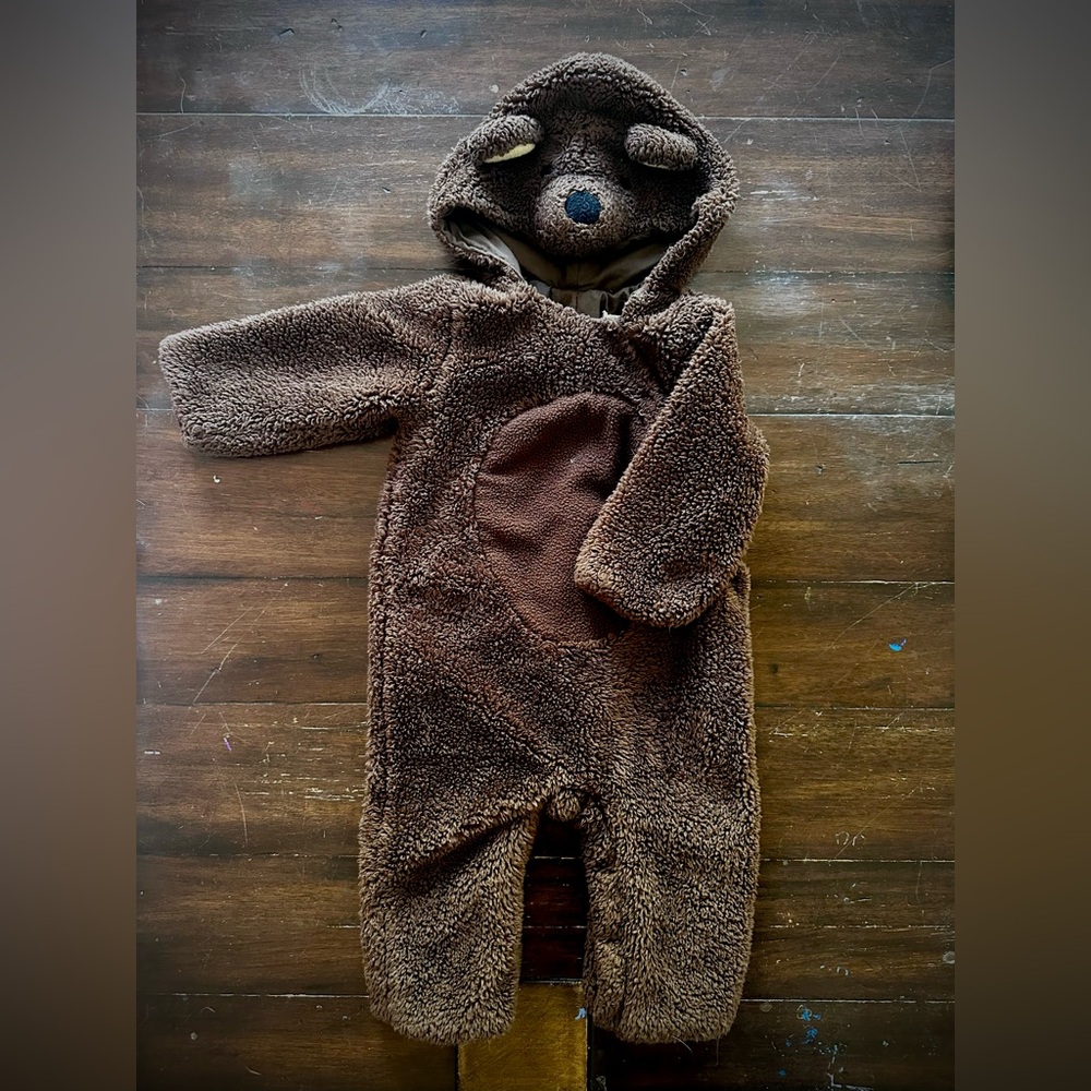Pottery Barn Kids Fuzzy Brown Bear Costume